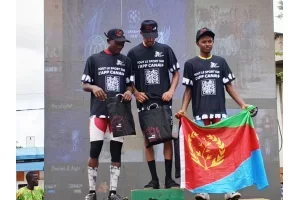 Tour du Bénin 2026 : le podium de l'étape4, Dasso-Porto-Novo