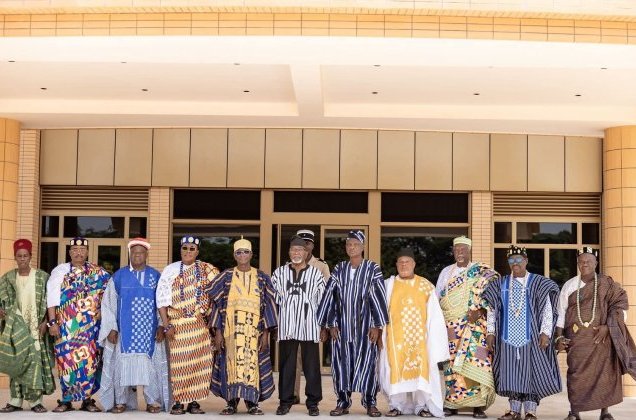 Togo : le Président de la République, Jean-Lucien Savi de Tové reçoit des chefs traditionnels