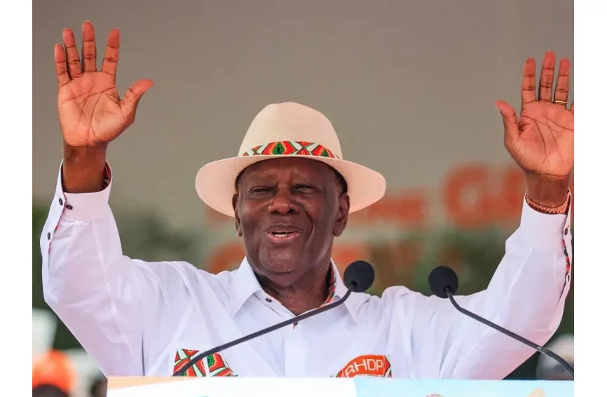 Côte d'Ivoire : Alassane Ouattara investi pour un 4eme mandat 