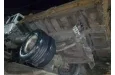 Bohicon : un camion benne transportant du sable finit sa course dans un caniveau
