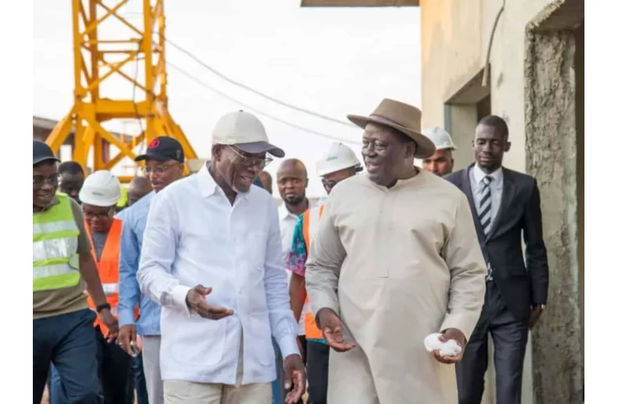 Porto-Novo : Talon sur le chantier du nouveau siège de l'Assemblée nationale