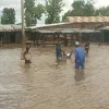 Fleuve Sota-Karimama : inondations à Karigi, des maisons et infrastructures sous l'eau
