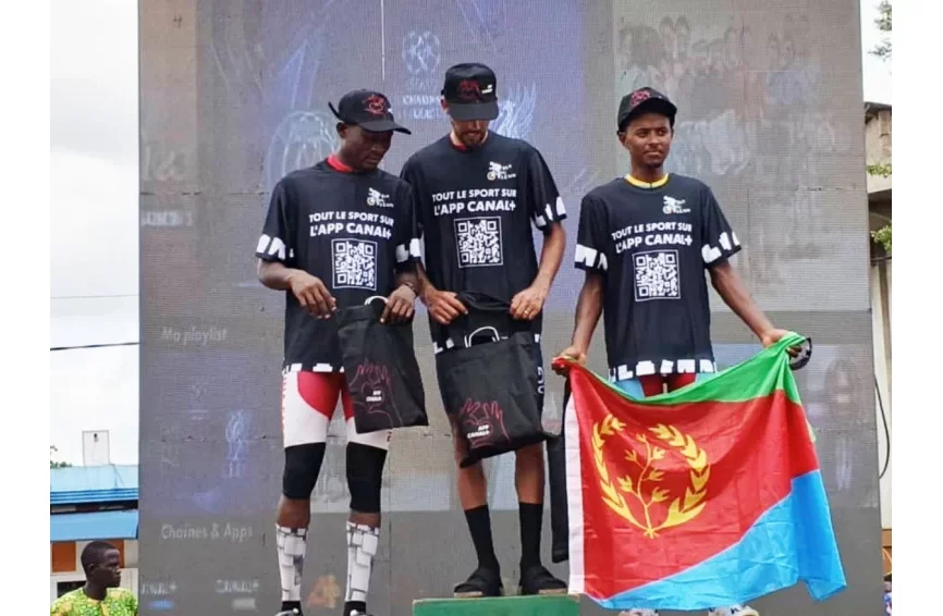 Tour du Bénin 2026 : le podium de l'étape4, Dasso-Porto-Novo