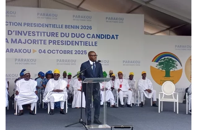 Présidentielle 2026 : l'intégralité du discours d'investiture de Romuald Wadagni à Parakou
