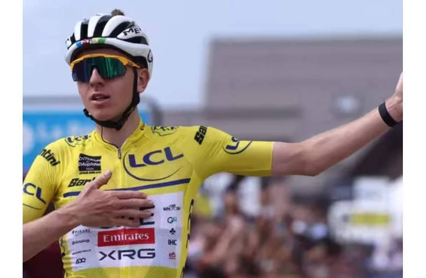 Critérium du Dauphiné 2025 : Tadej Pogacar, vainqueur en solitaire de la 7e étape devant Vingegaard