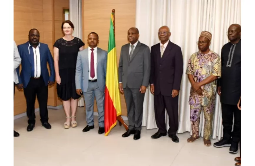 Bénin : les 04 experts internationaux, chargés d'auditer le fichier électoral chez le président de la Cour constitutionnelle