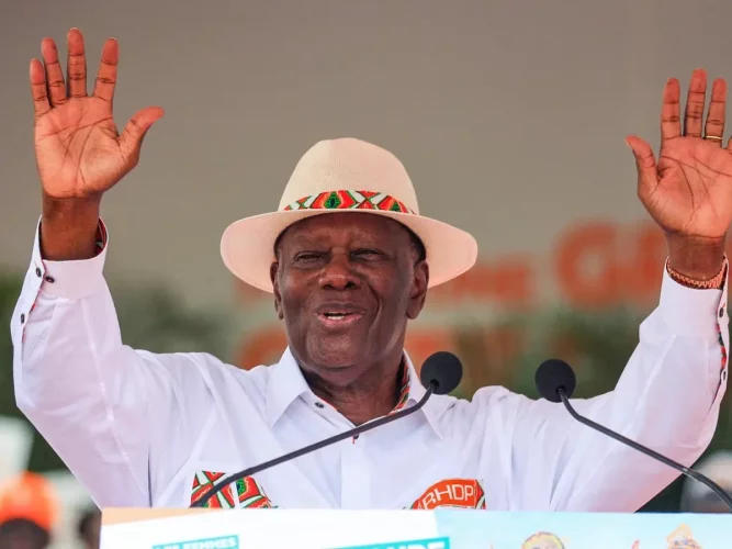 Côte d'Ivoire : Alassane Ouattara investi pour un 4eme mandat 