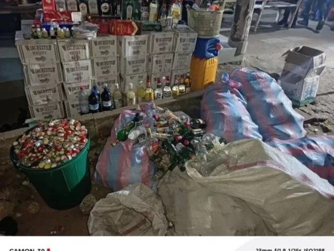 Bénin : saisie d'un millier de bouteilles de boissons alcoolisées frelatées à Pahou