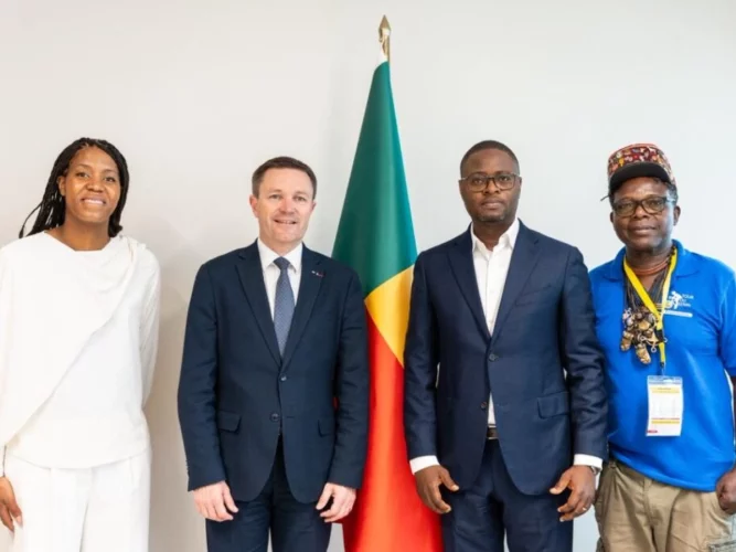 Bénin : Le président de l'UCI reçu en audience par le ministre Benoît Dato