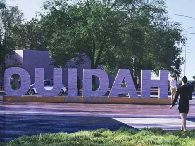 Bénin : l'entrée de la ville de Ouidah a désormais un nouveau visage