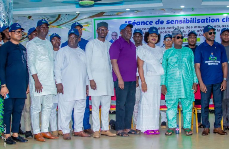 Présidentielle d'avril 2026 au Bénin : La Plateforme Jeunesse Wadagni se déploie dans le Zou